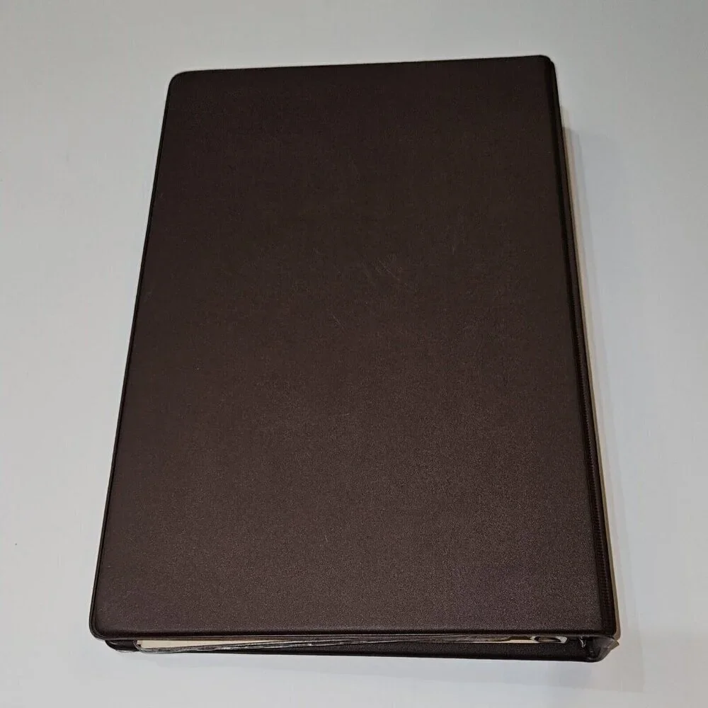 VTG Personal Photo Inventory 3-Ring Album Estate Home Possessions Log NEVER USED